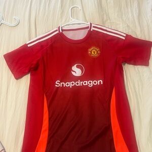 Red Manchester United Soccer Jersey